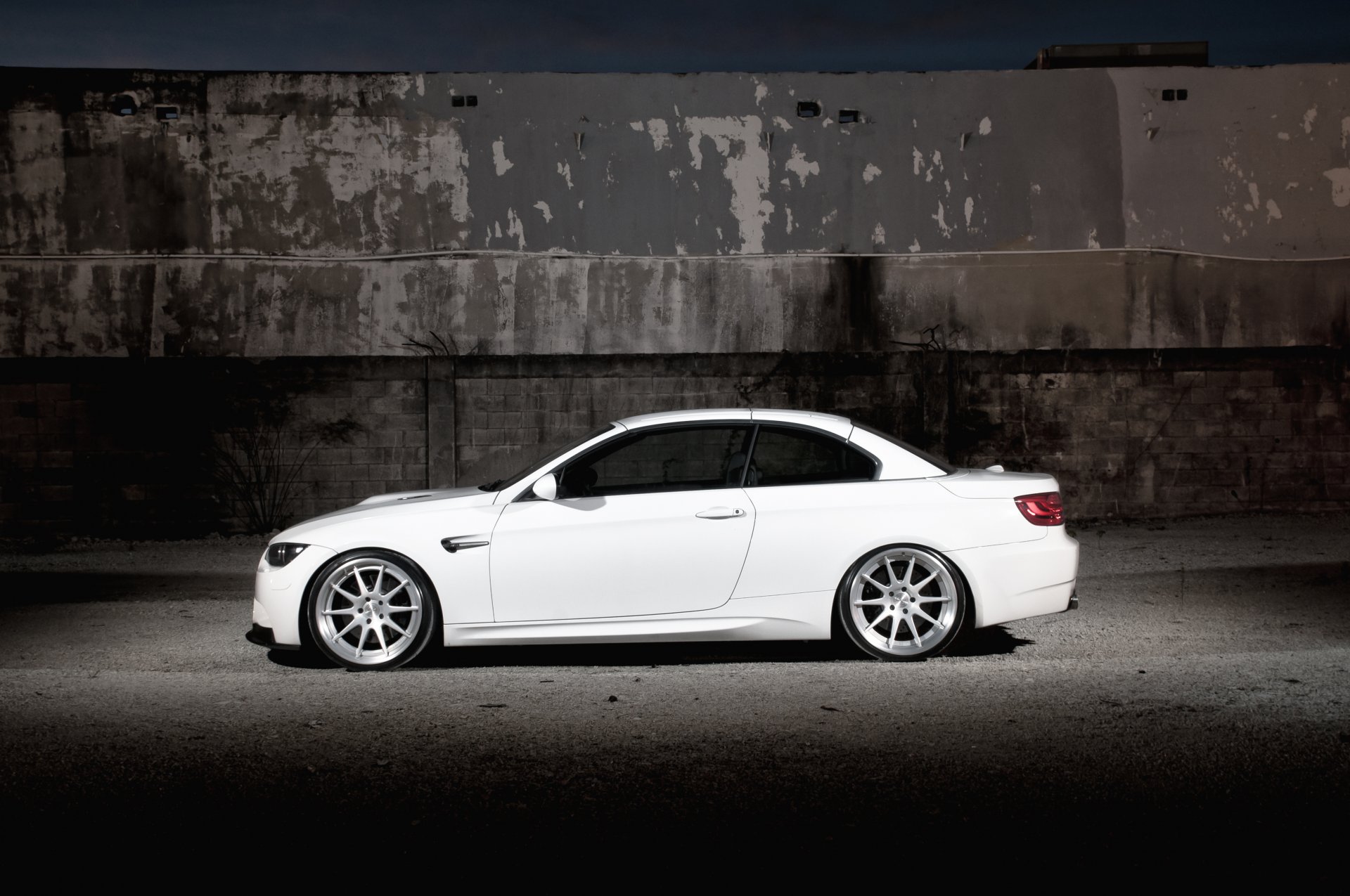 bmw m3 cabrio e93 white convertible wall