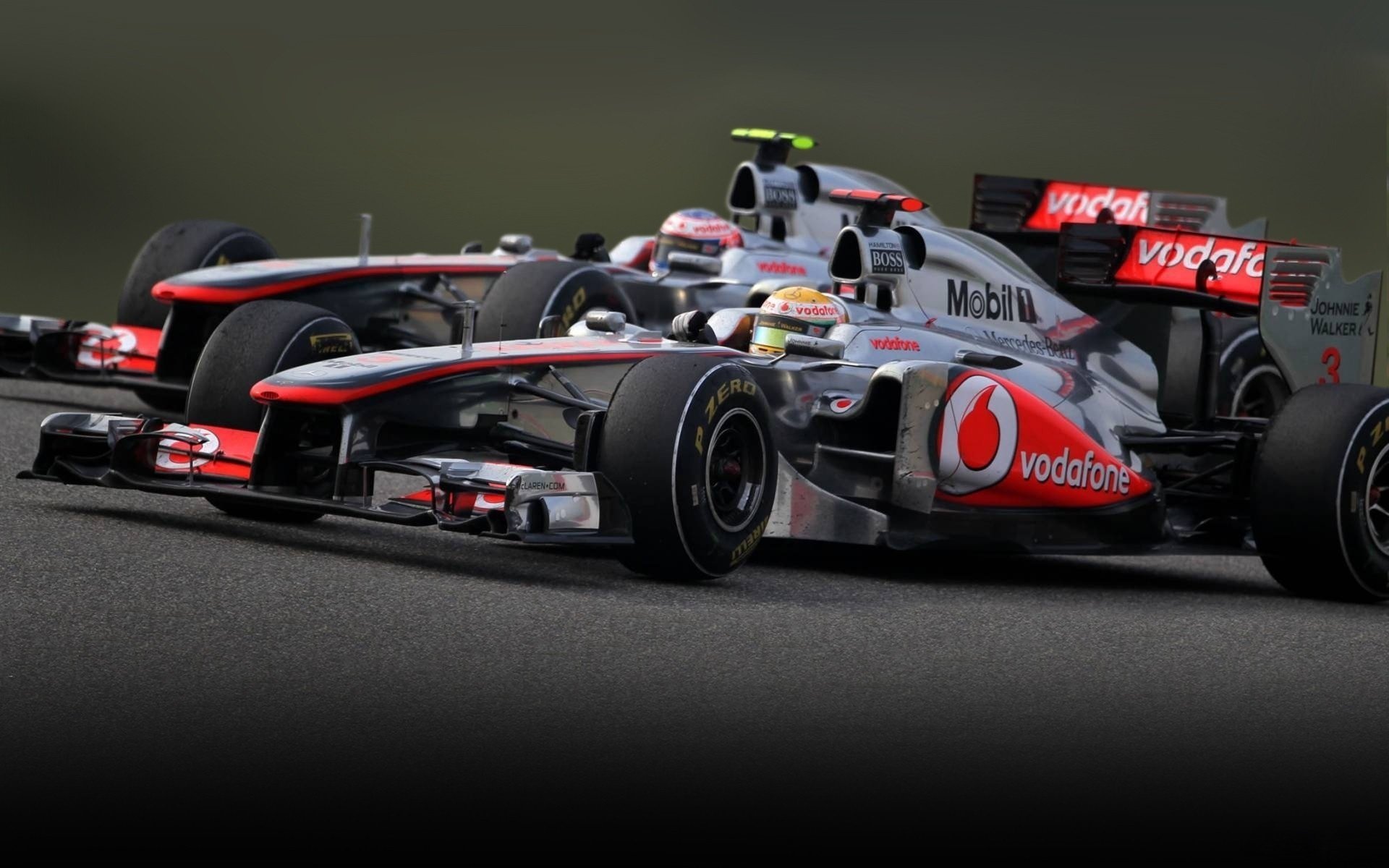 pista auto pista mclaren mp4-26 vodafone mclaren mercede