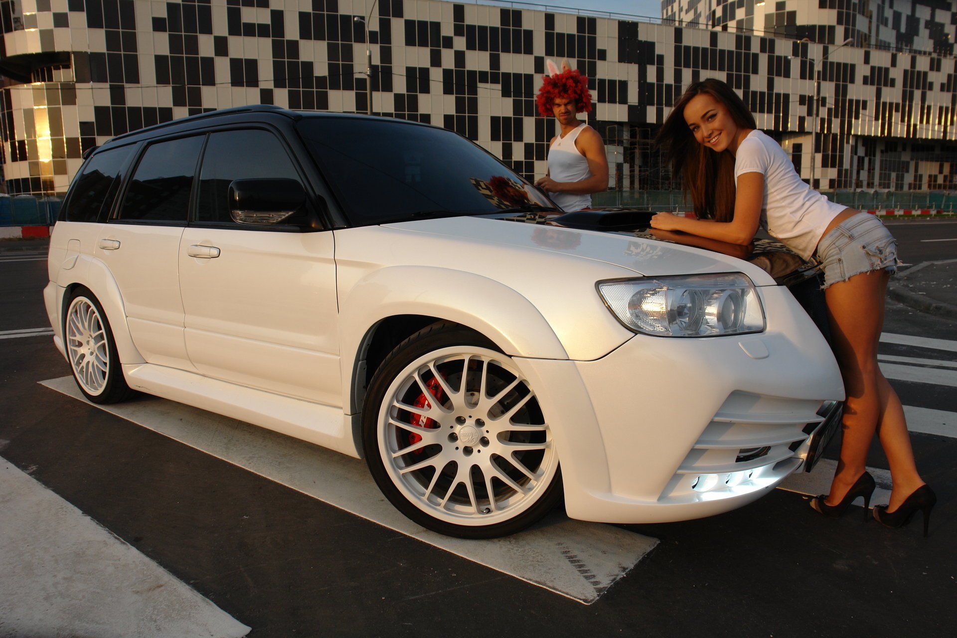 forester girl subaru tuning