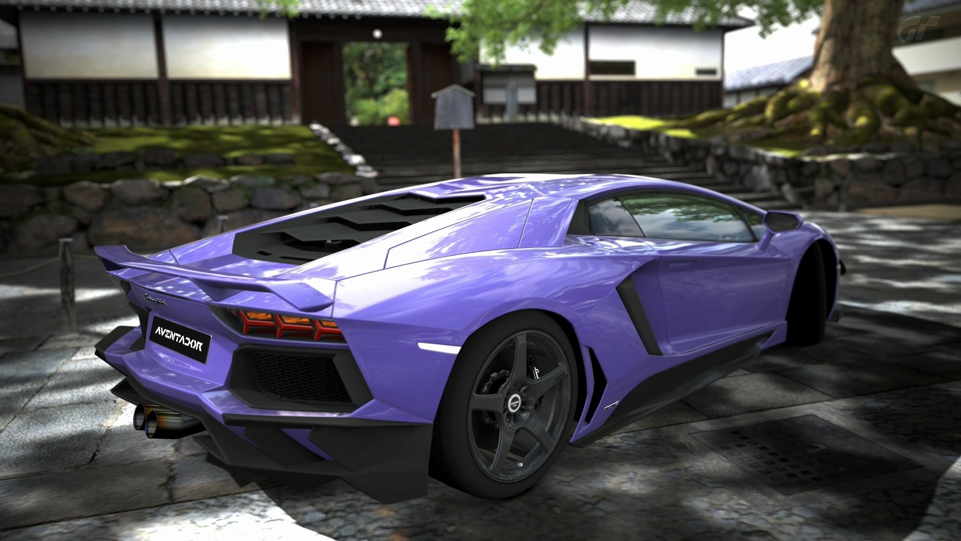 lamborghini aventador purple rear view lamborghini aventador purple