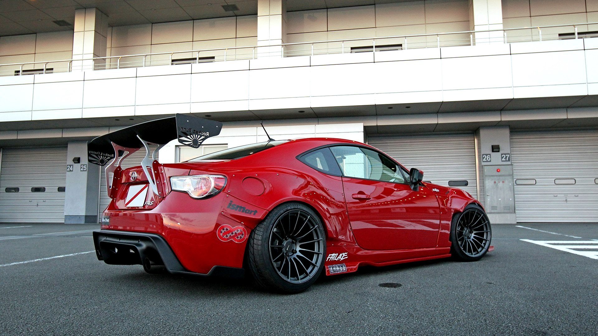 auto hintergrundbilder scion fr-s rocket rabbit rot tuning sportwagen tapete scion fr-s auto rot