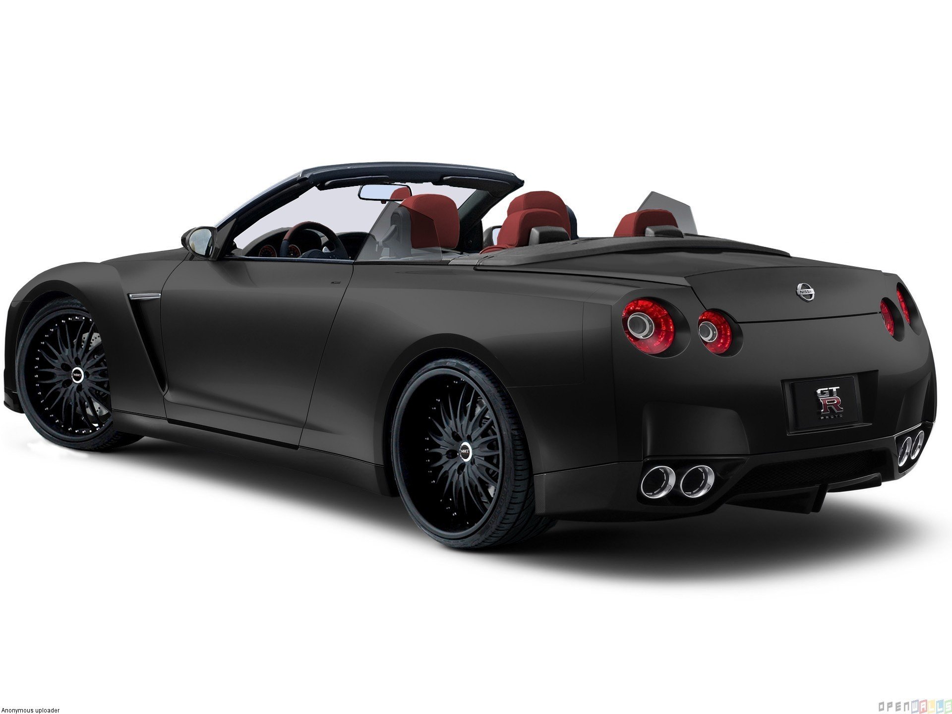 nissan gtr r35 cabriolet noir