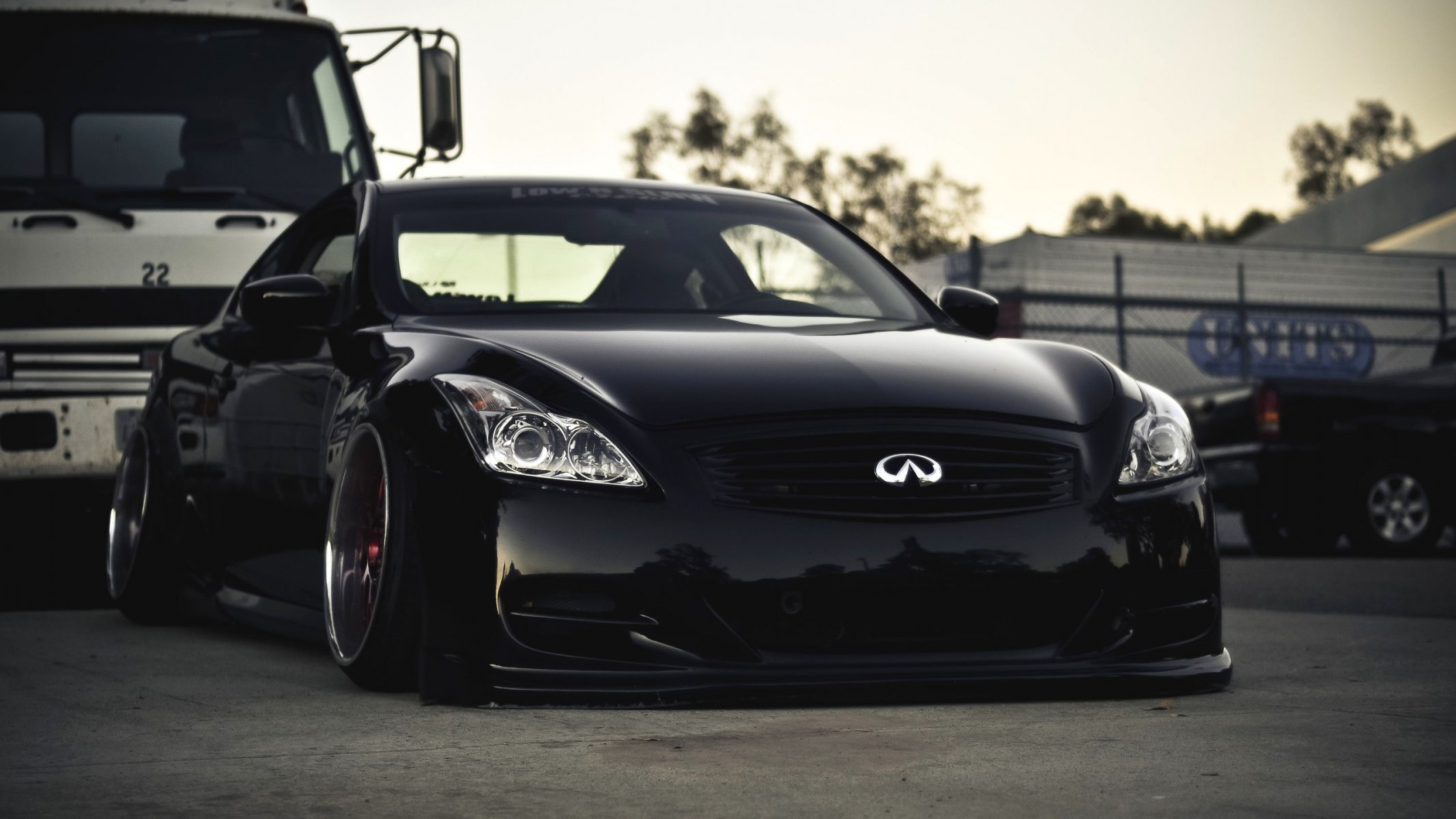 car wallpaper black infiniti g37 low&low position tuning black infiniti