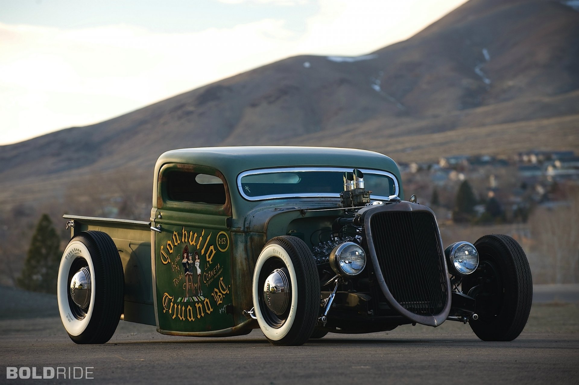 ford v8 rat rod pickup 1935