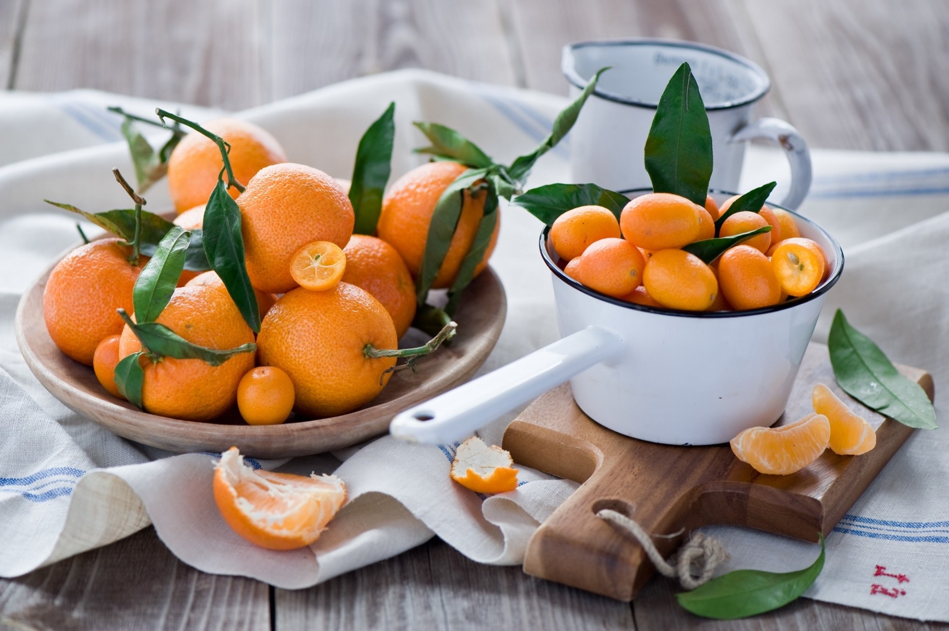 feuille fruits oranges planche zeste mandarines vaisselle orange