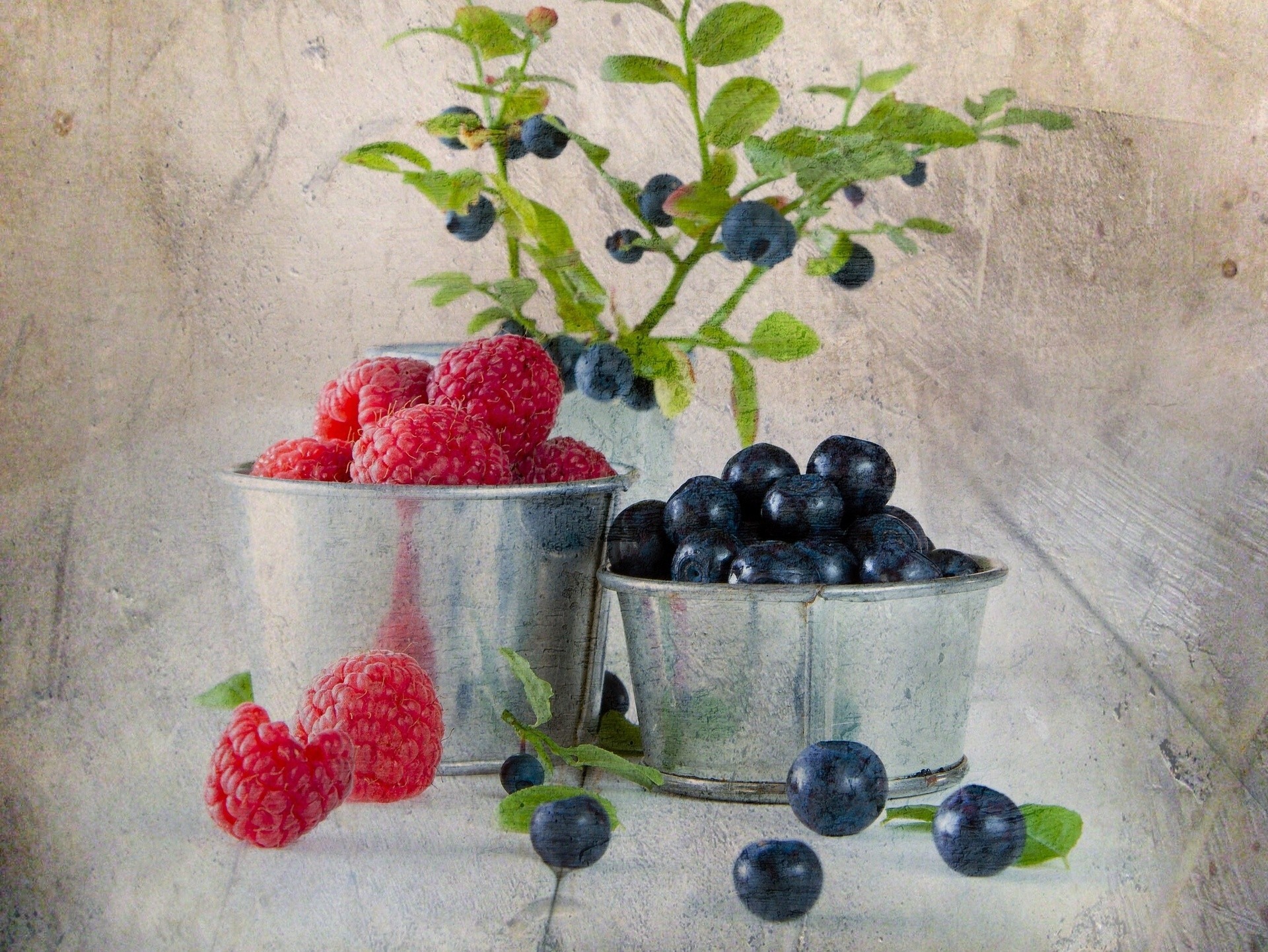 textures berries raspberry blueberrie