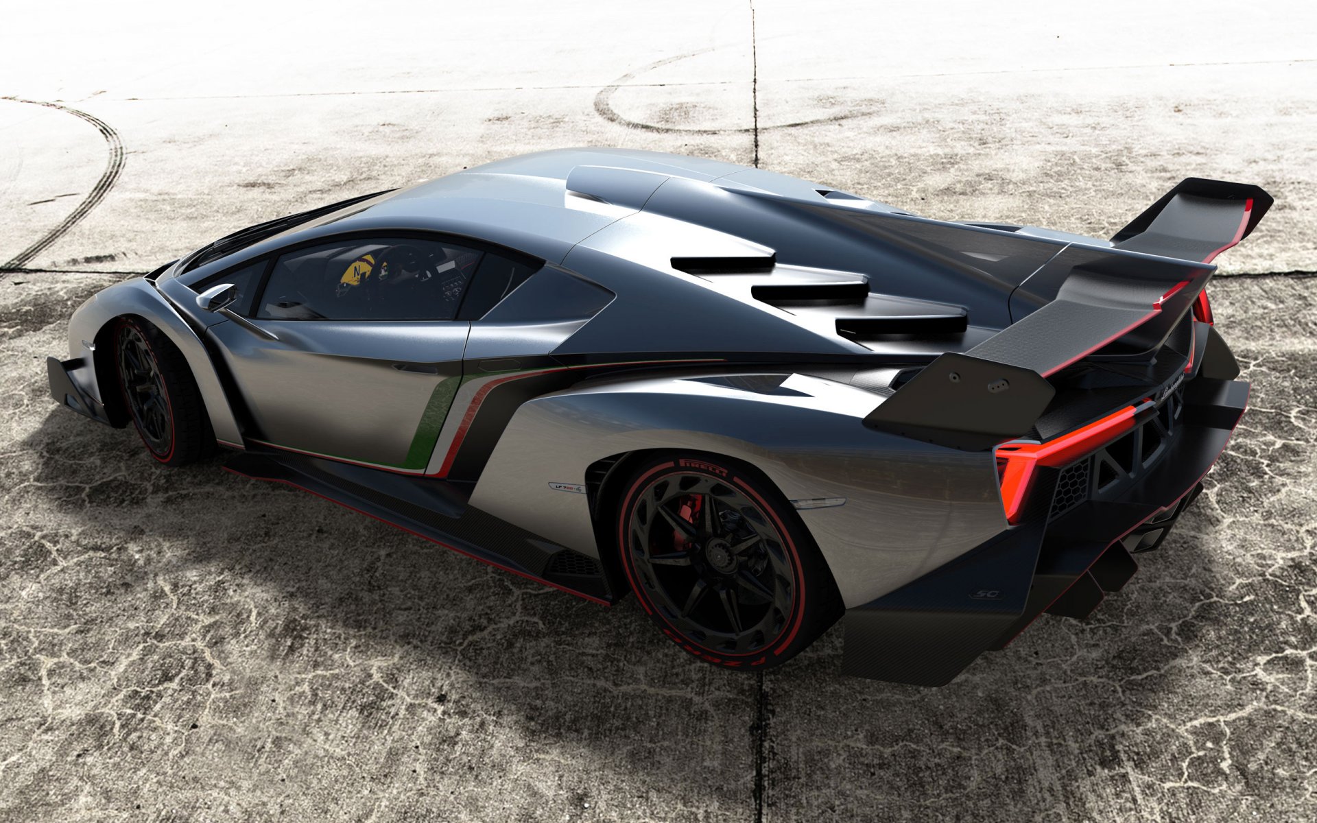 lamborghini veneno ламбо ламборгини авто серебро улица колеса хром