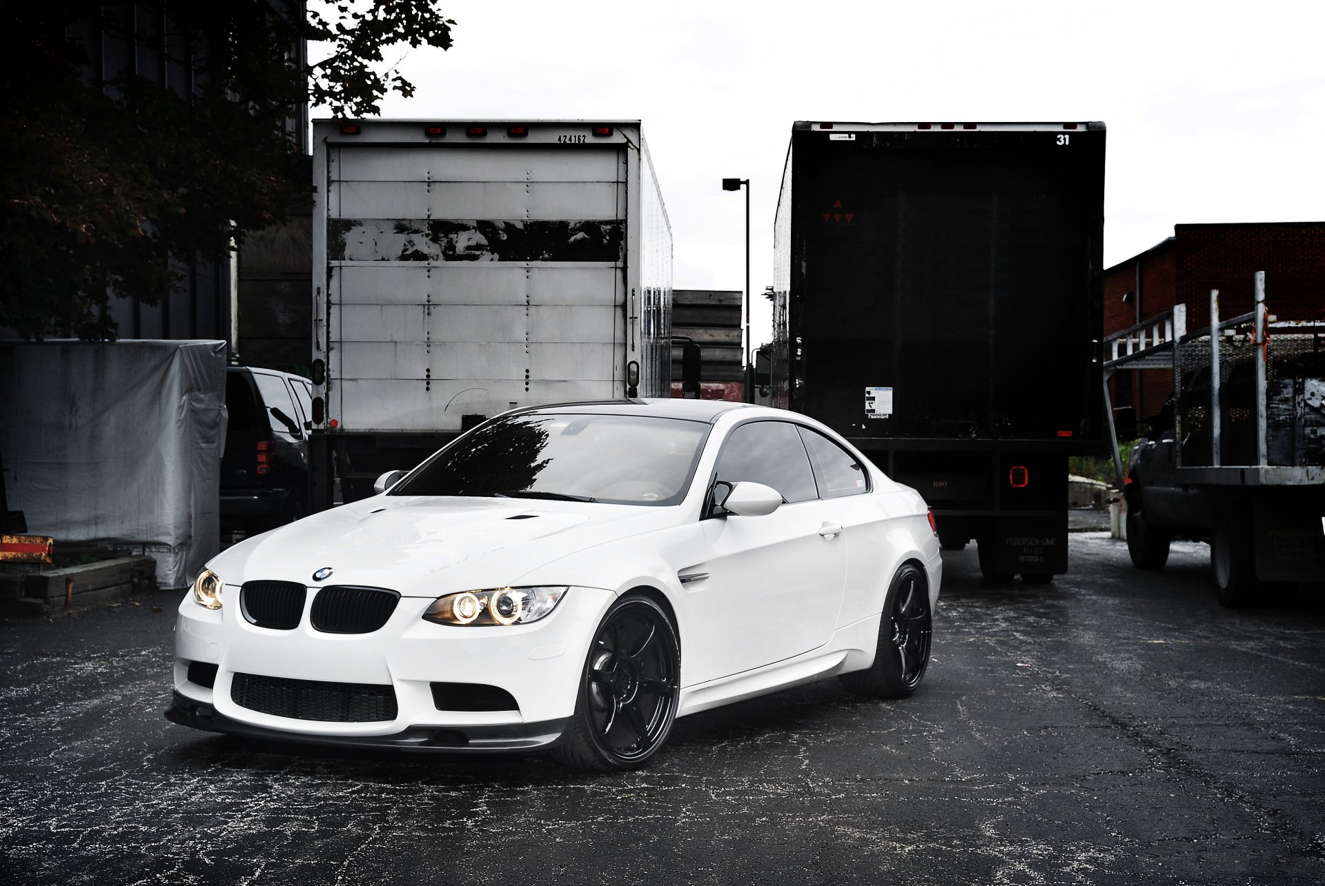 bmw m3 e92 bianco bmw camion