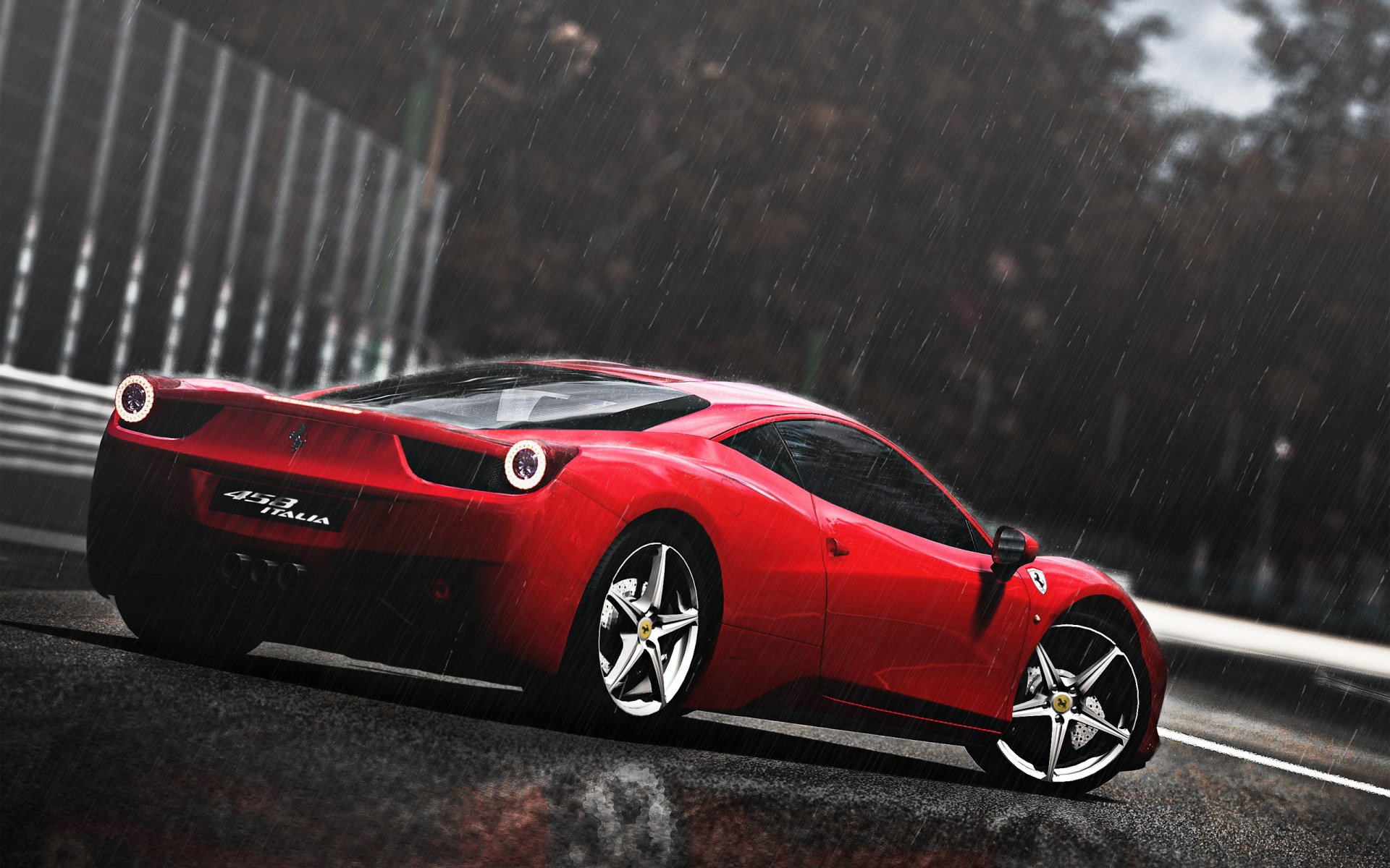 ferrari 458 italia ferrari rain