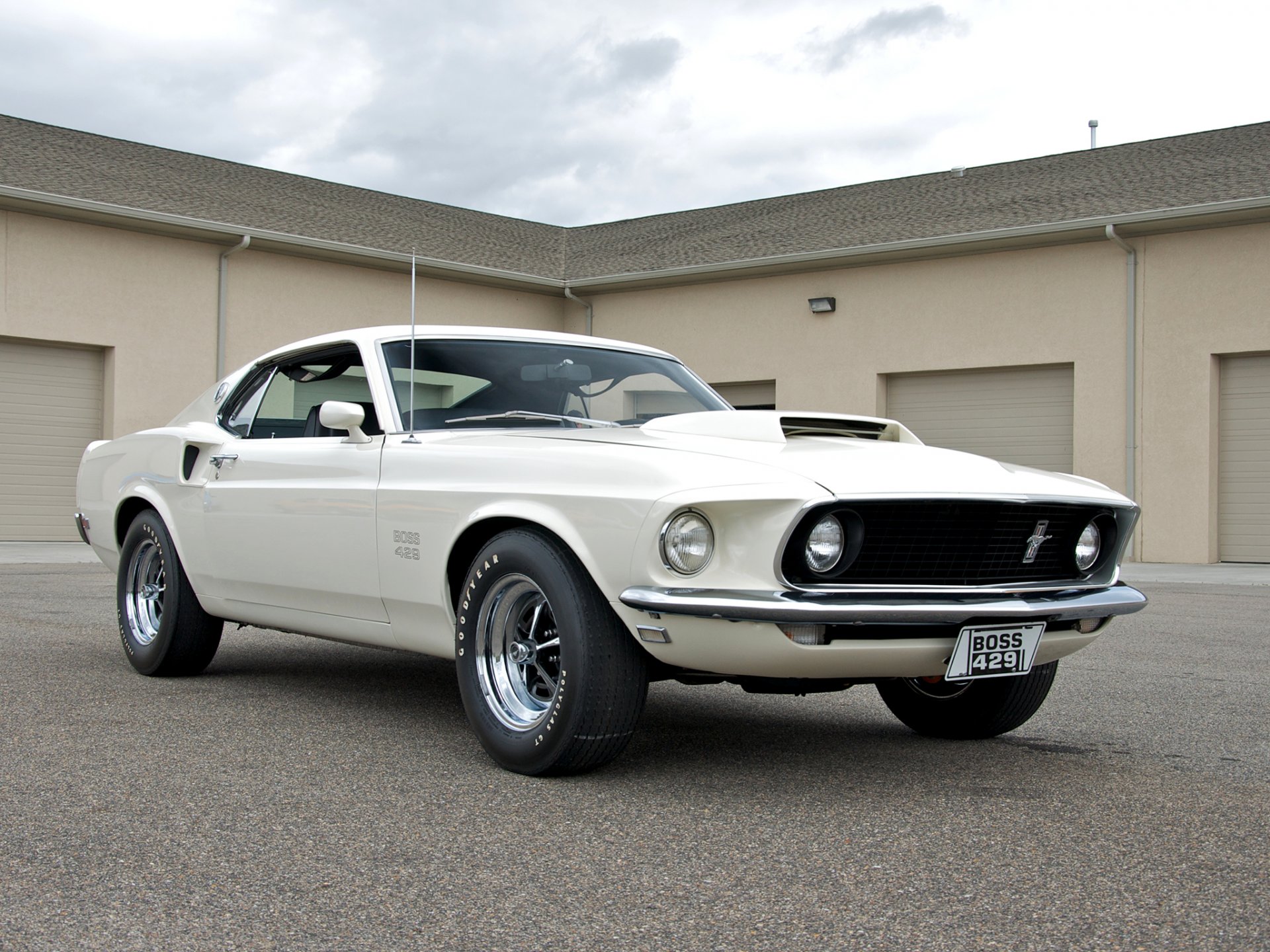 ford mustang boss 1969 muscle car white muscle car