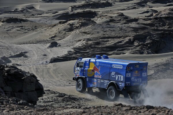 Kamaz-Meister während des Dakar-Rennens