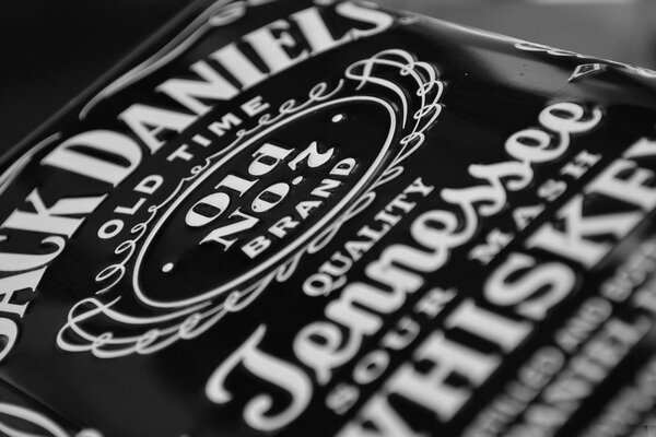 Jack daniels whiskey bottle