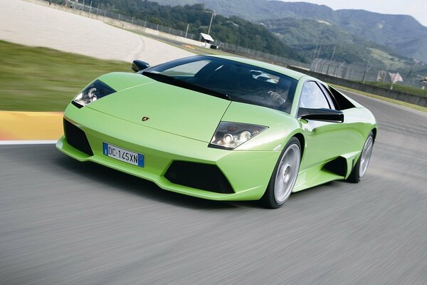 Lamborghini with the speed of light, supercar!!!