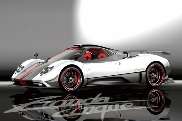 Sports Pagani Probe on gray background