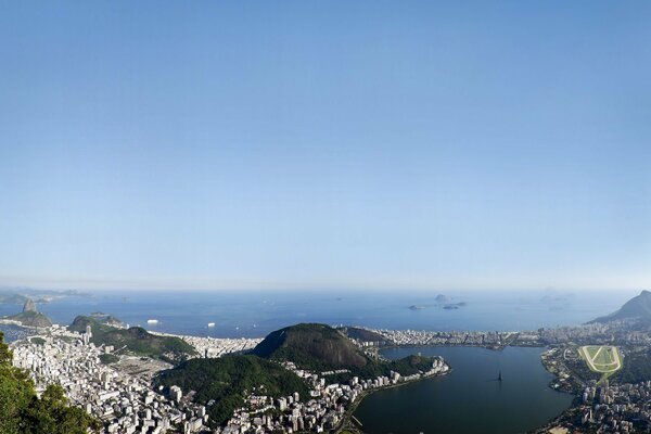 Schöne Aussicht auf Brasilien