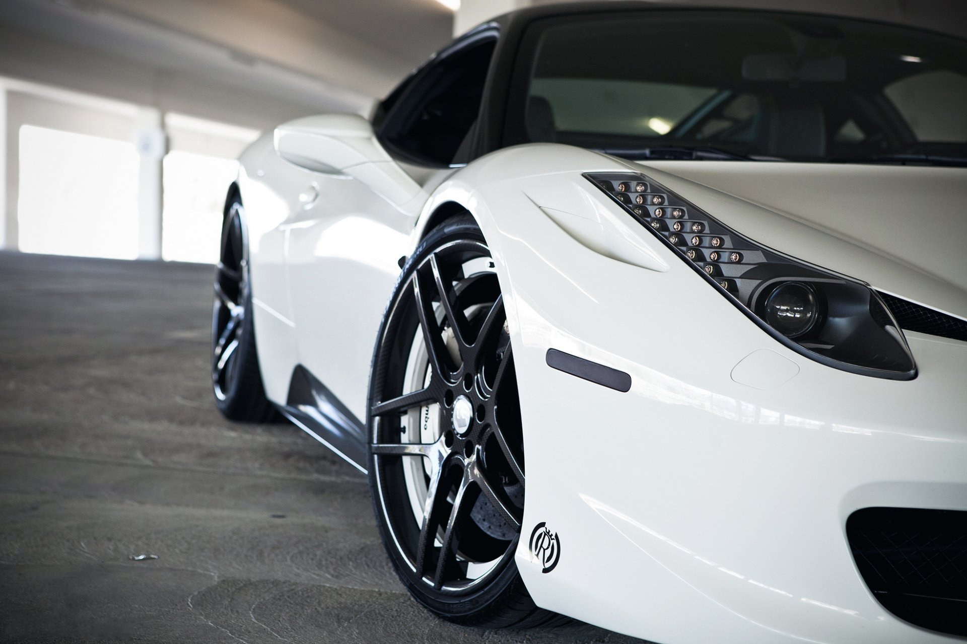 ferrari 458 italia auto samochody tuning parking reflektory