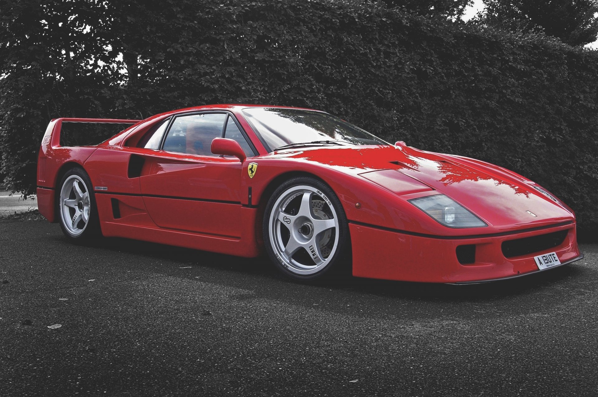 ferrari f40 f 40 coche coche rojo