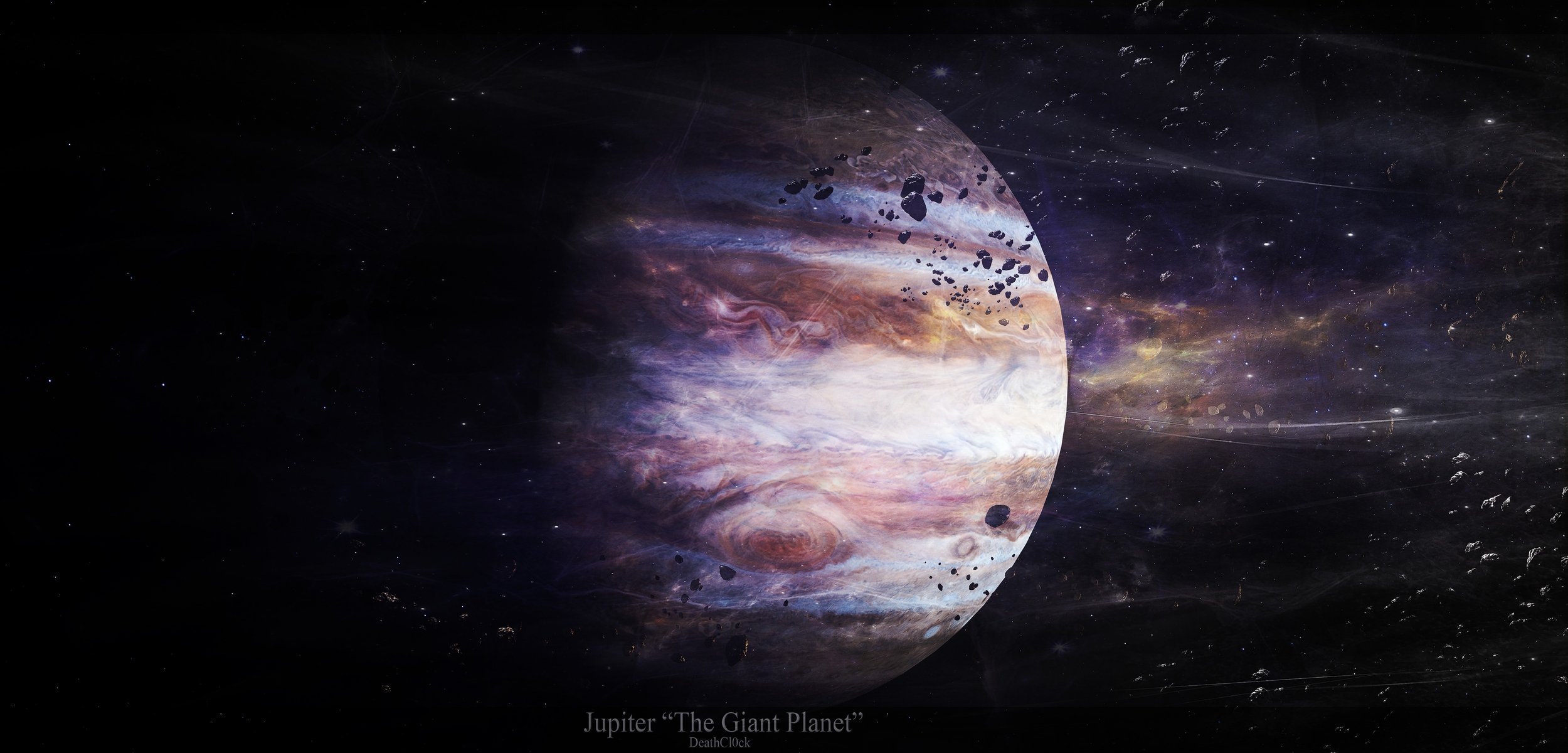 the giant planet jupiter jowisz gwiazdy asteroidy