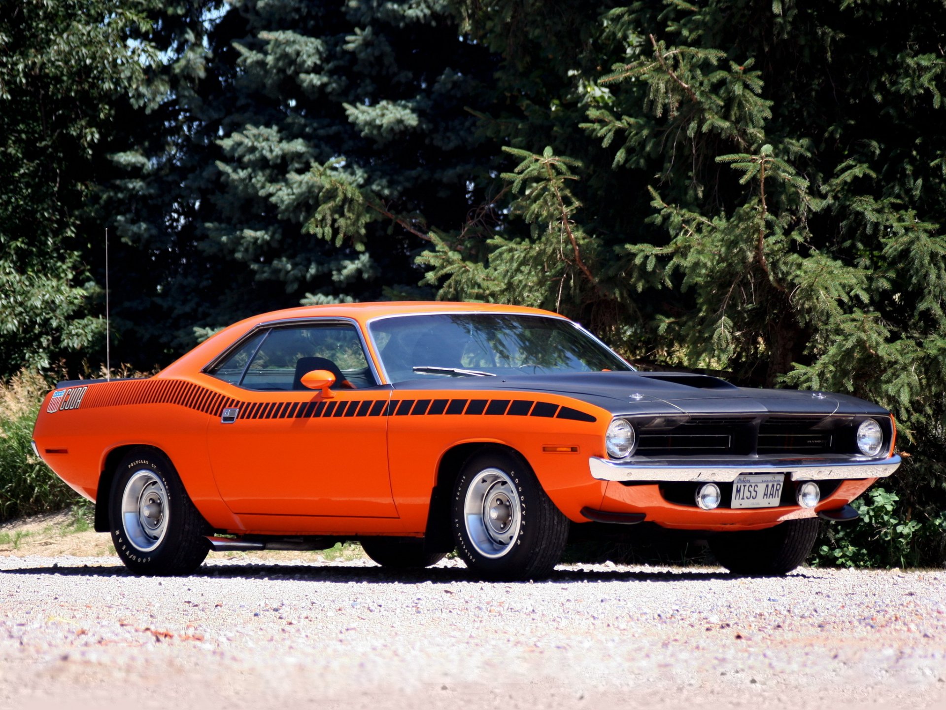 plymouth cuda muscle car aero muscle car