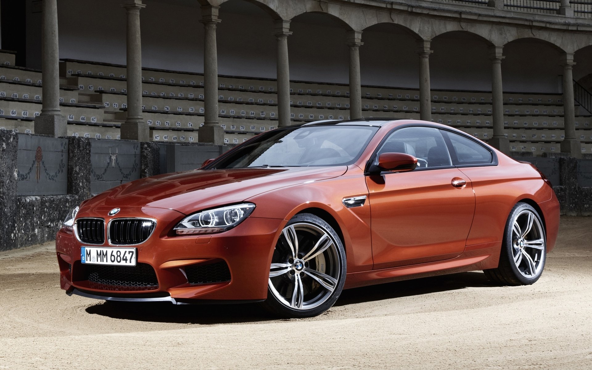 bmw m6 купе бмв суперкар передок фон