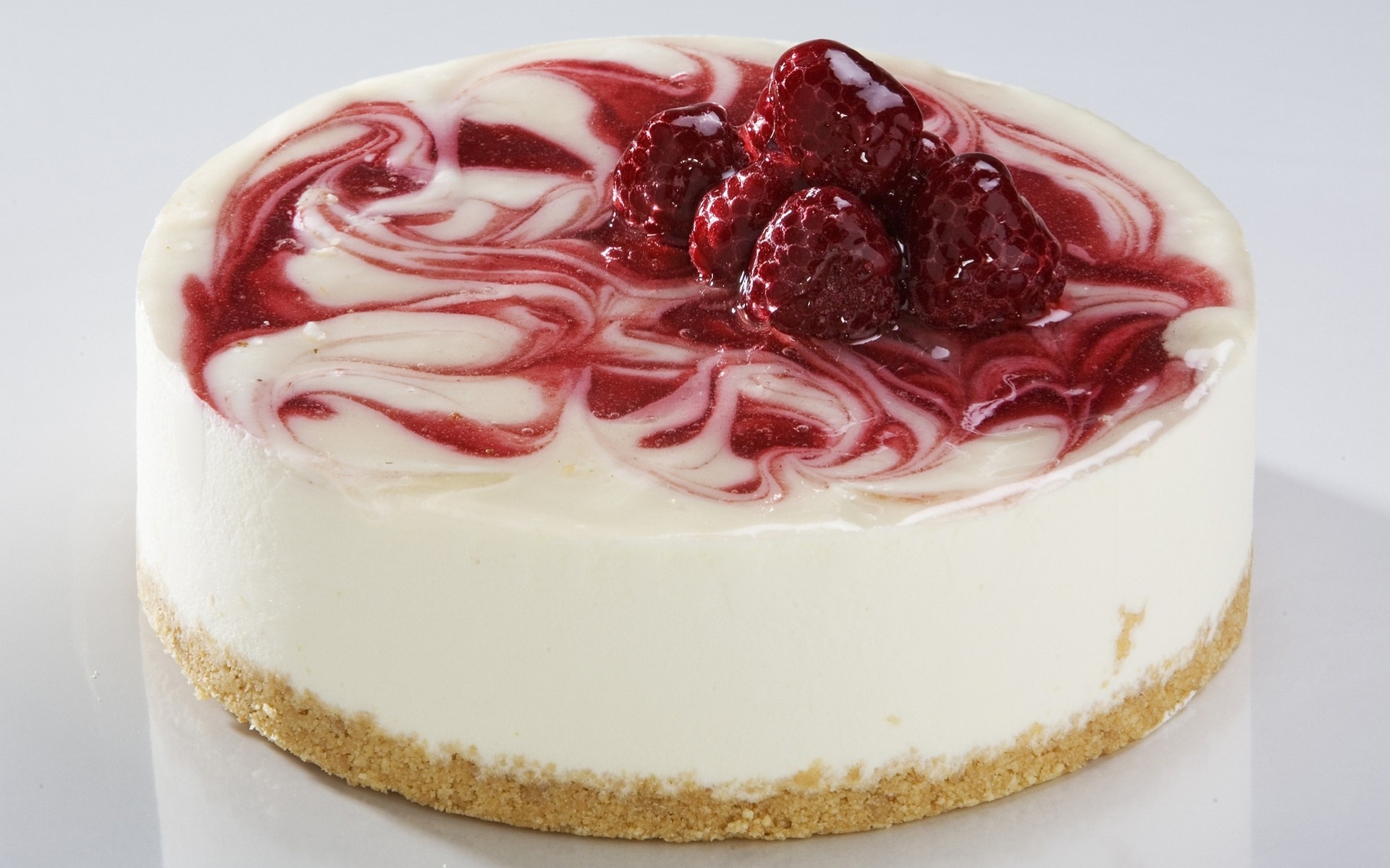 cheesecake cibo lamponi torta crema marmellata