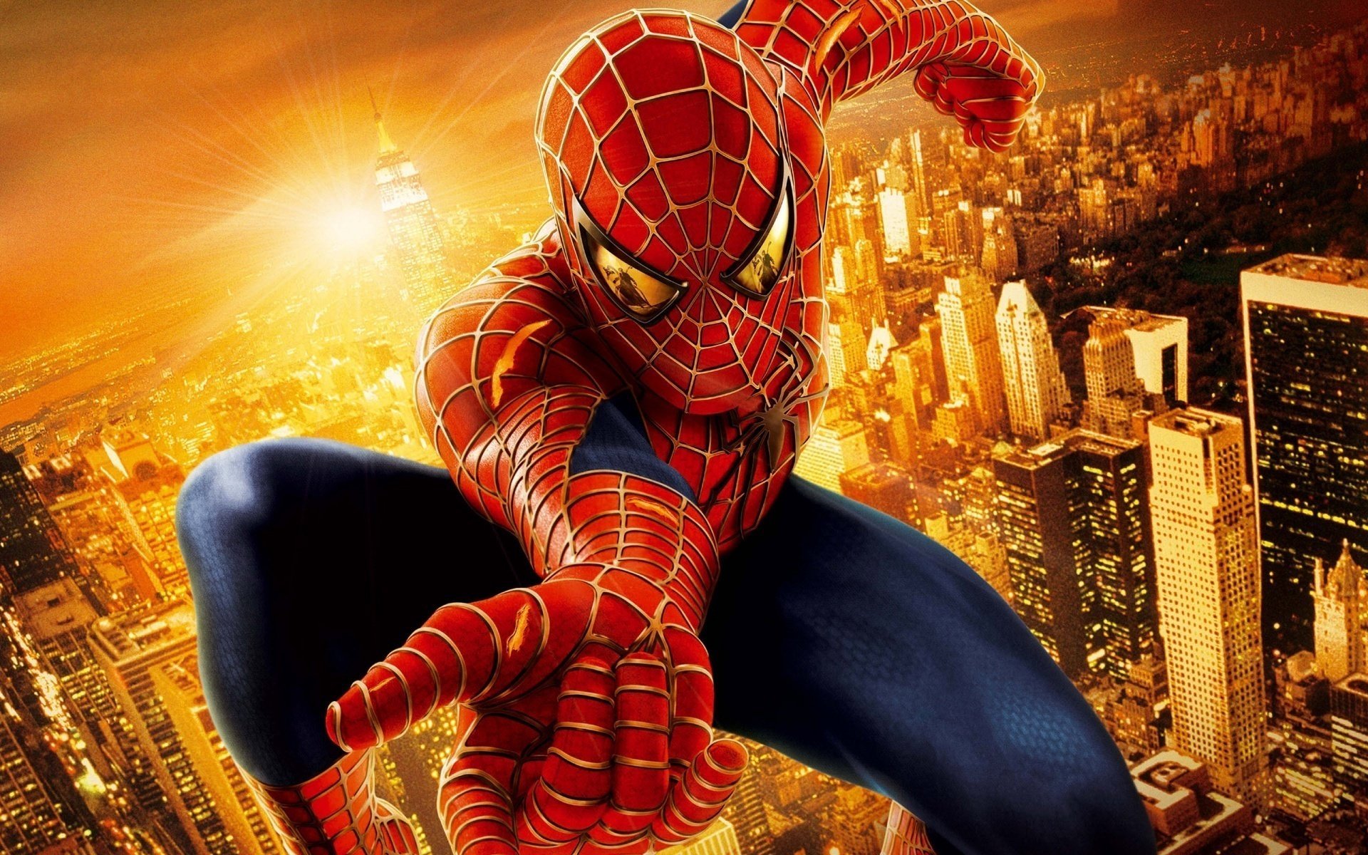 superheld stadt spiderman spider-man