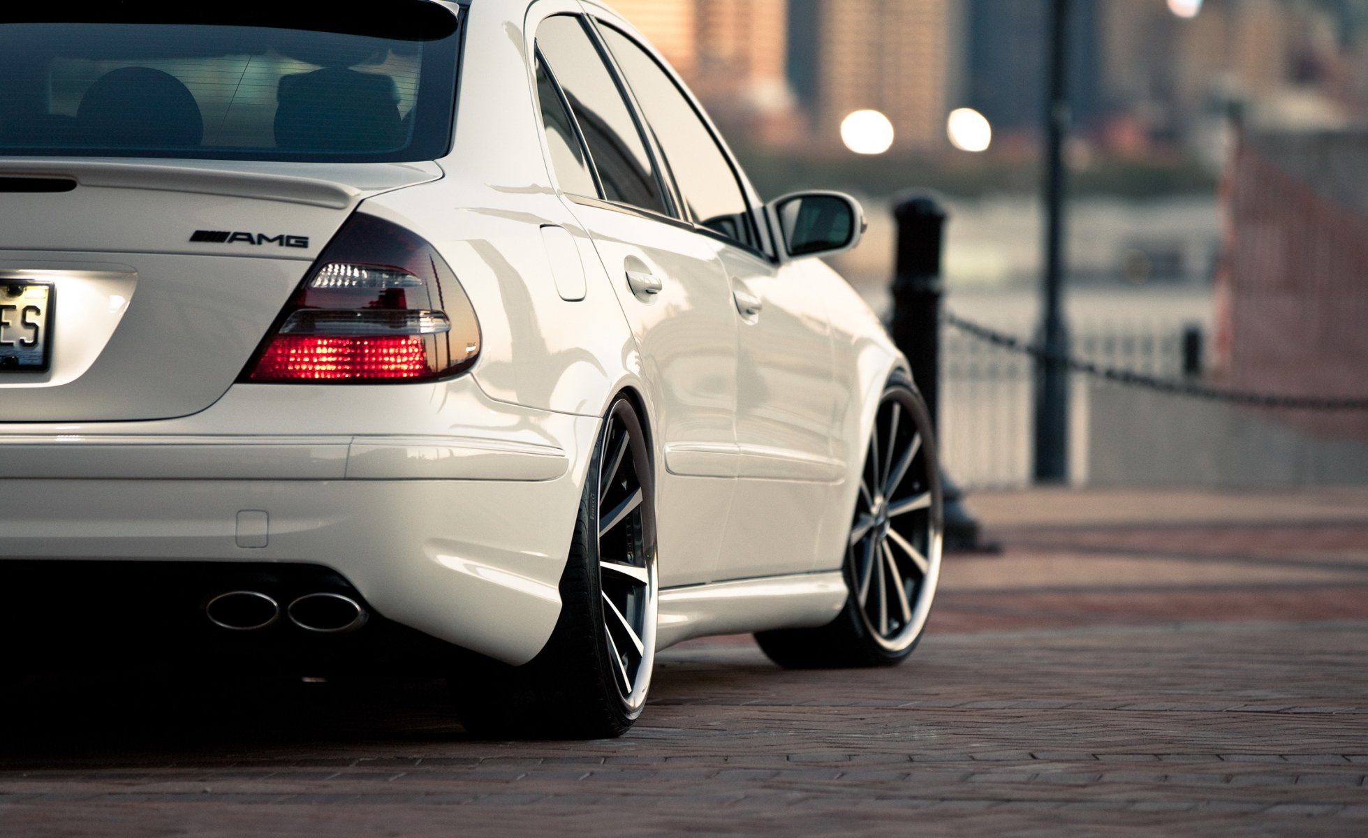 mercedes benz e classe amg mercedes blanc