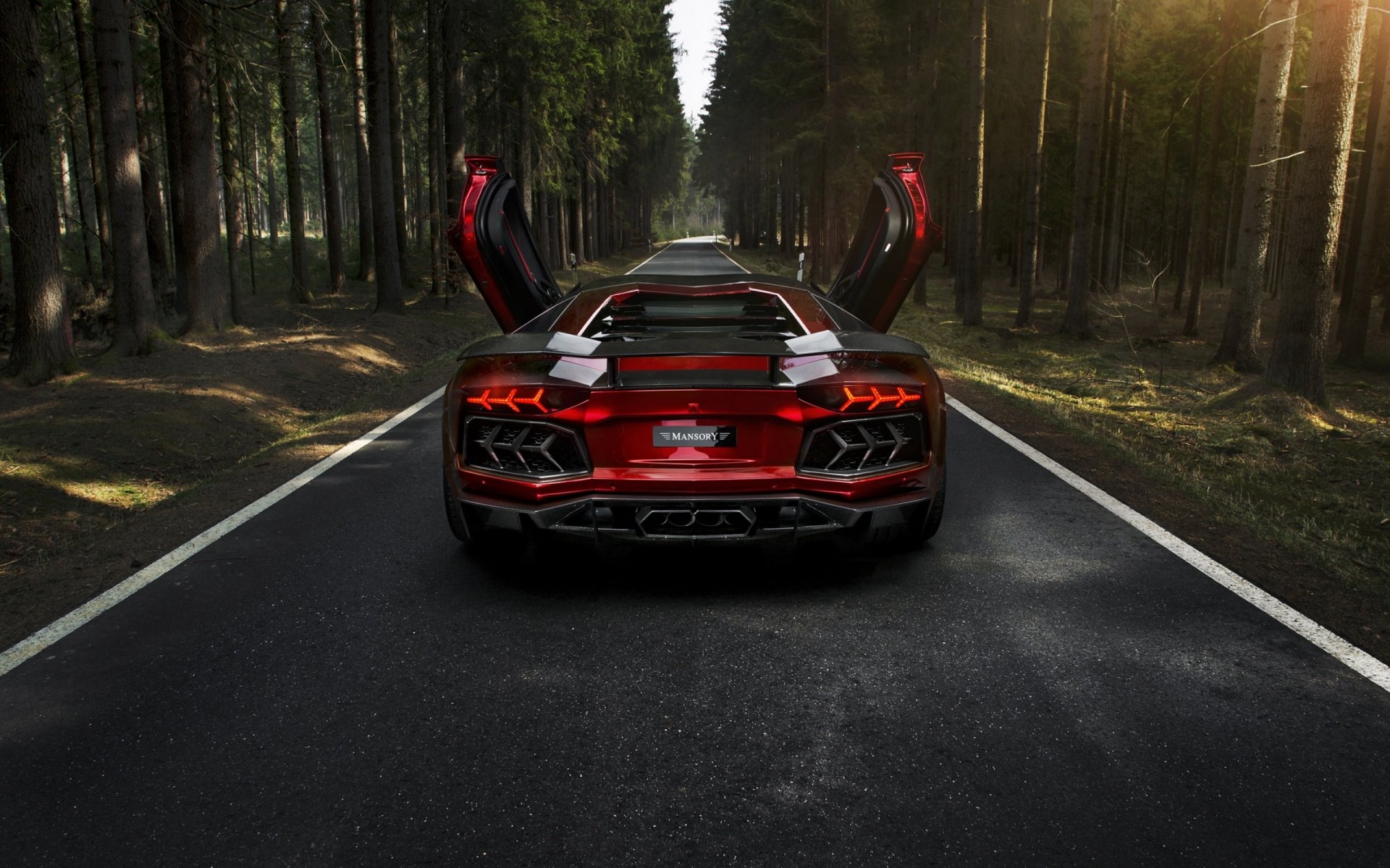 aventador lp700-4 lamborghini aventador mansory forêt lamborghini