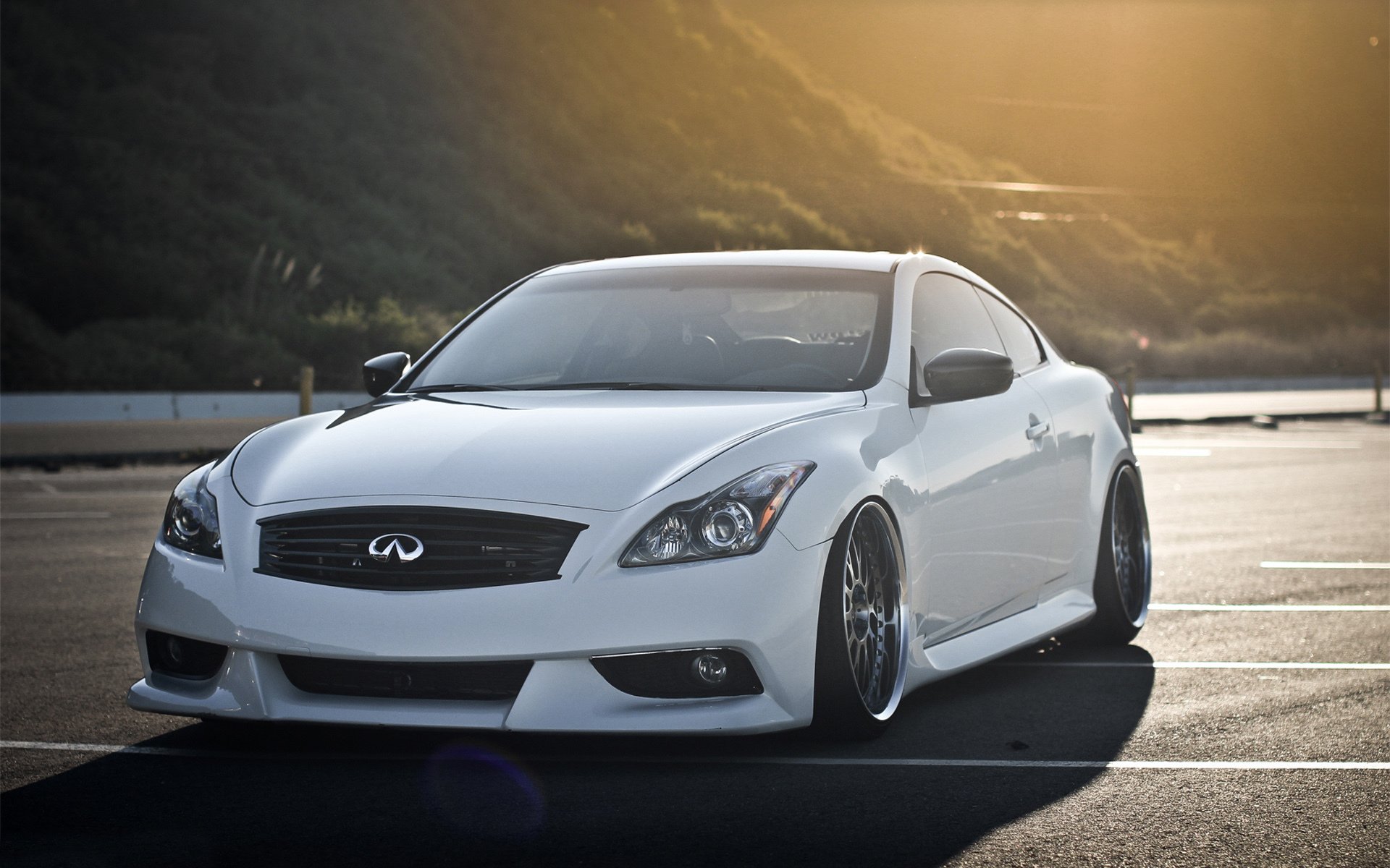 infiniti g37 coupé infiniti blanc tuning