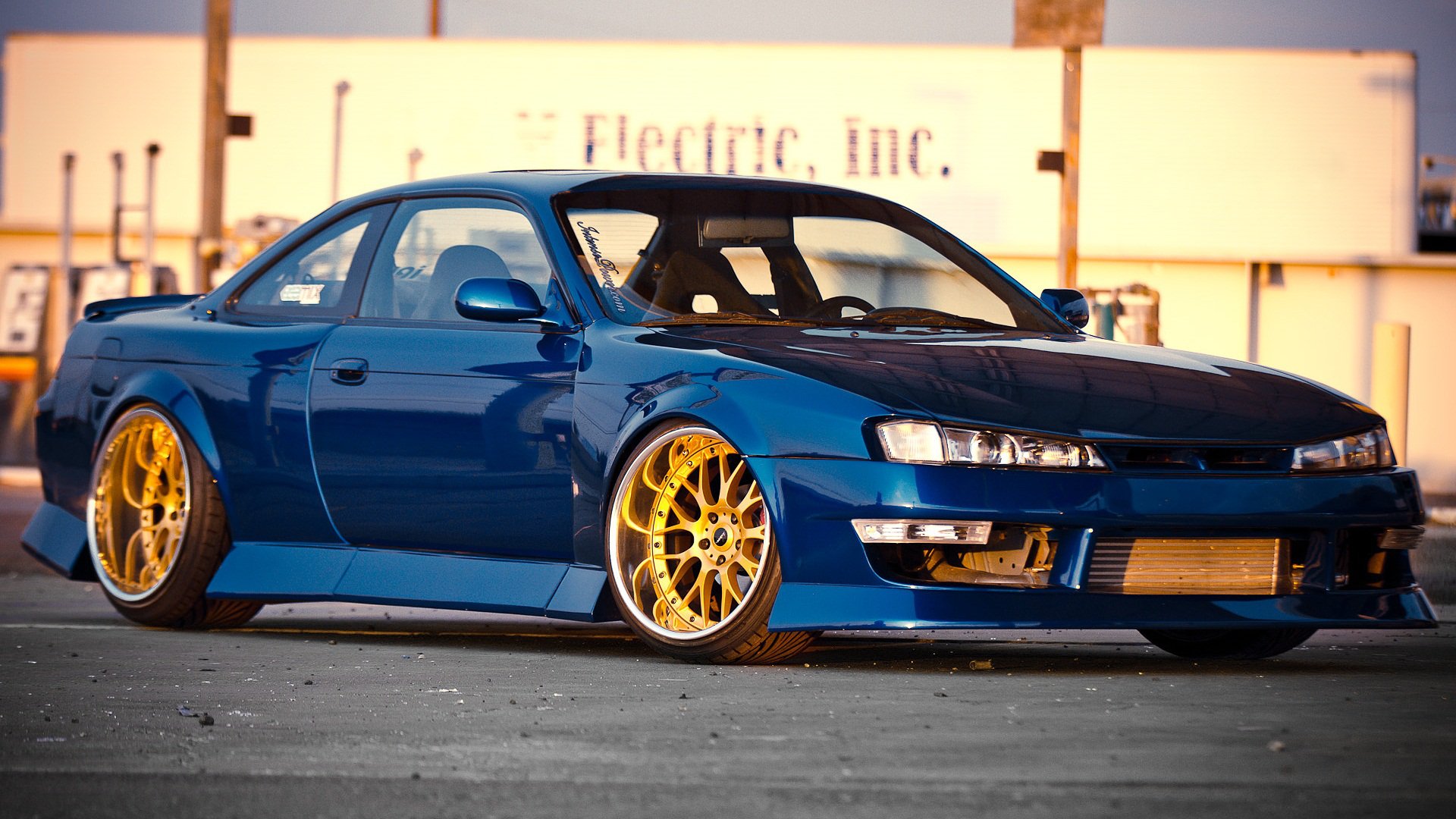 nissan sylvia s14 blue nissan blue