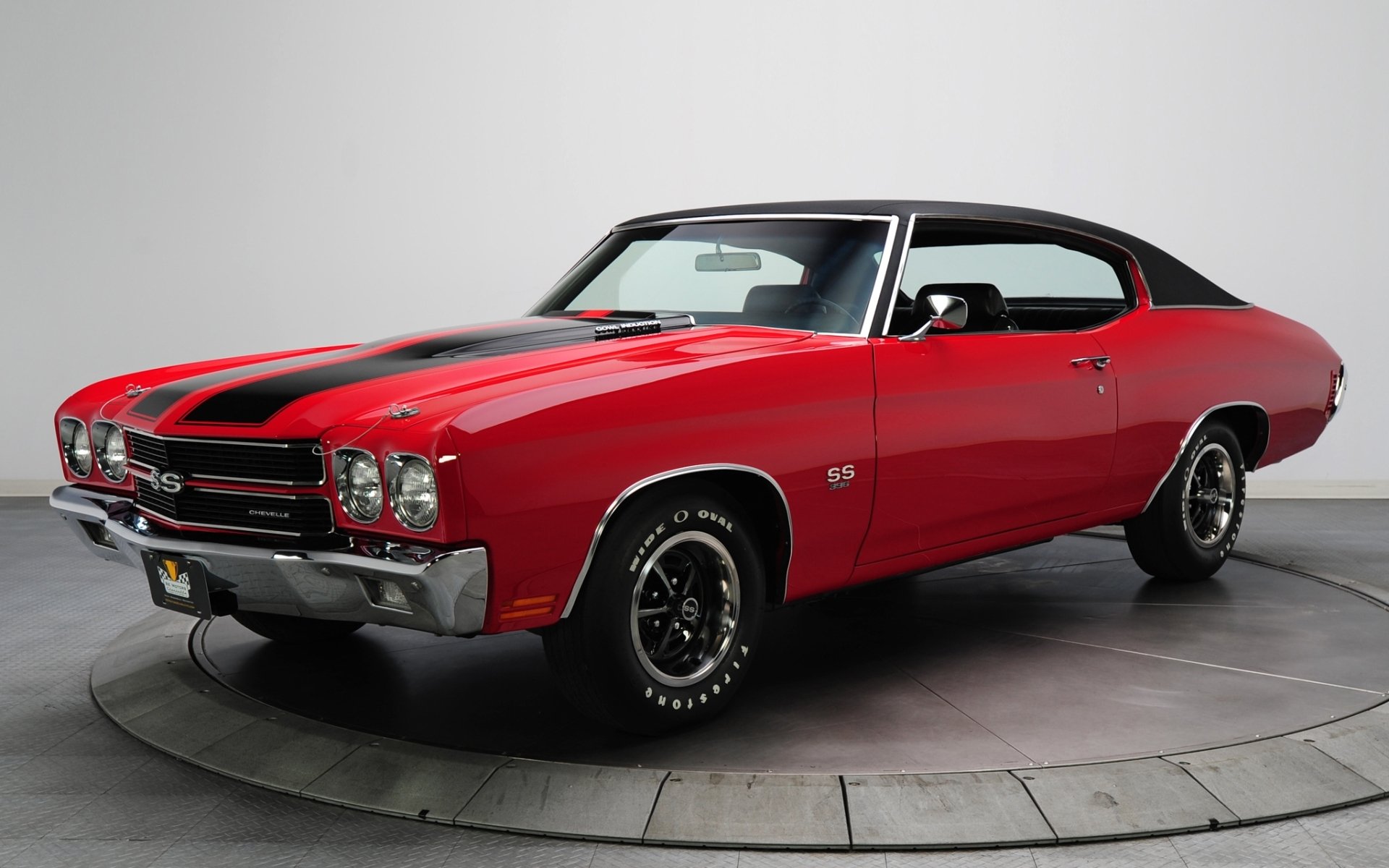 chevrolet chevelle ss hardtop chevrolet cheville ss rosso anteriore muscle car muscle car sfondo