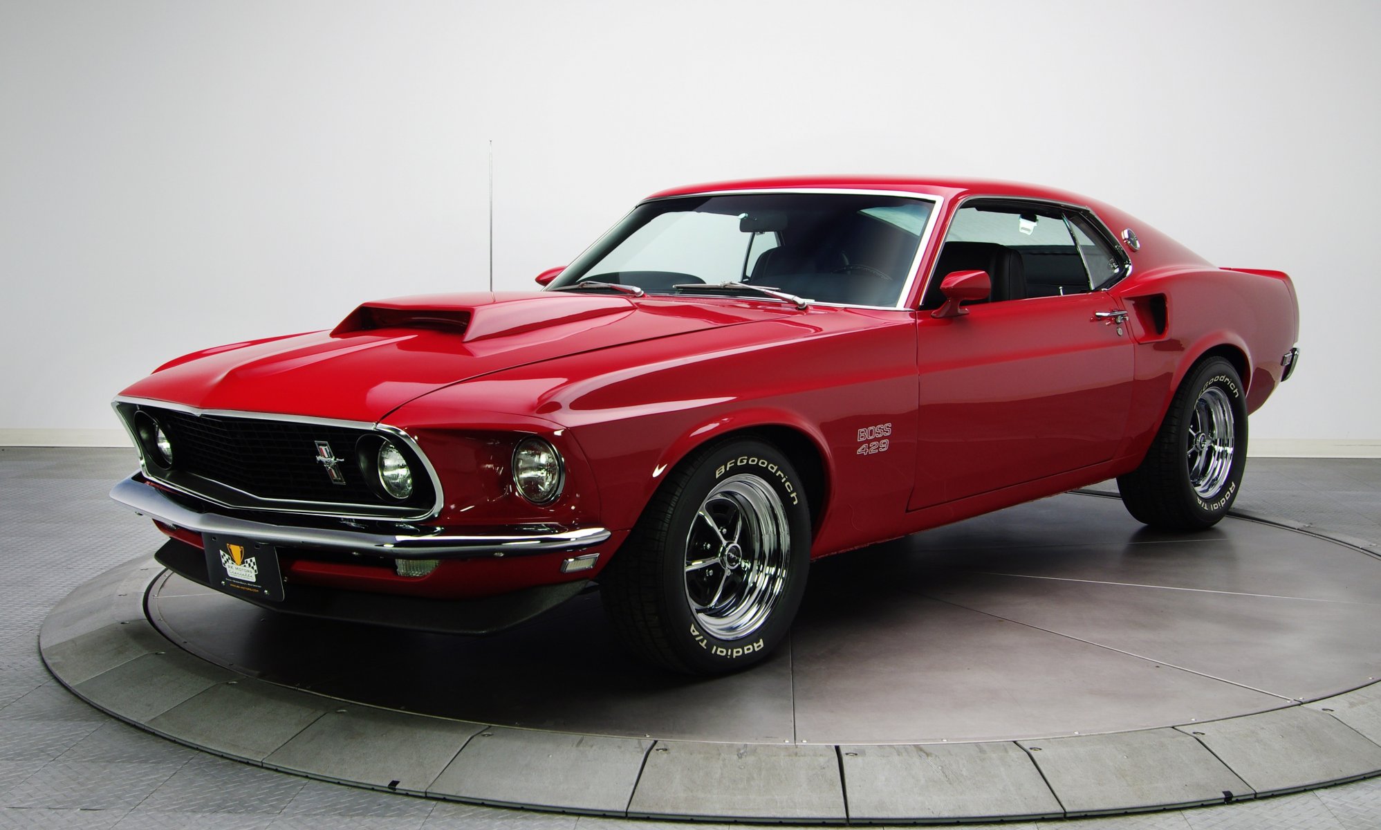 ford mustang boss 429 1969 muscle car rosso boss muscle car rosso