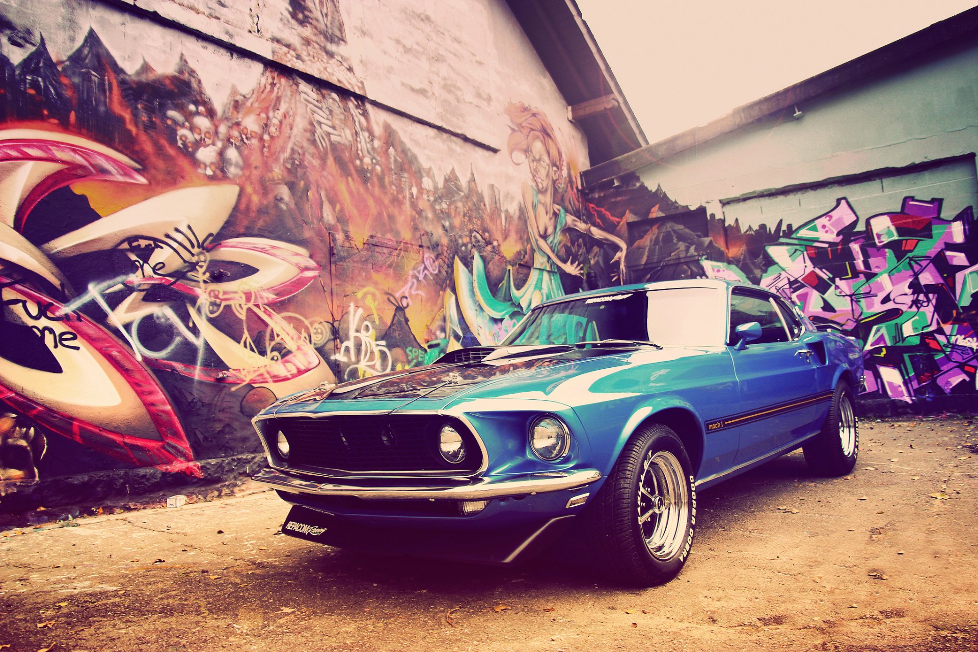 ford mustang 1969 classico muscle car v8 casa grafite