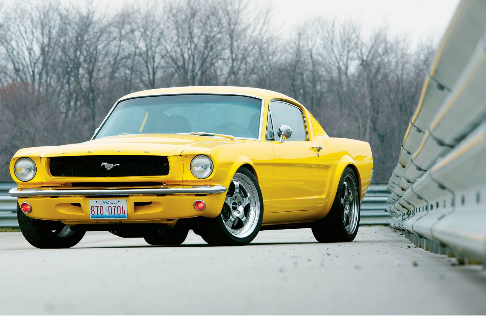 1965 ford mustang músculo coche papel pintado