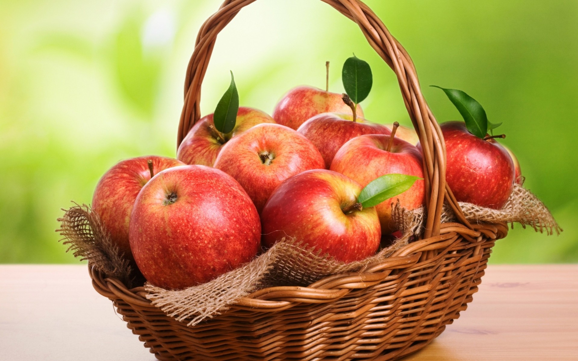 fruits table rouge shopping pommes