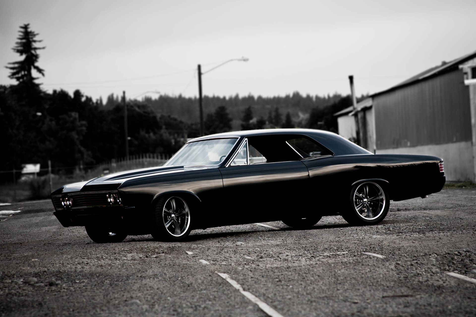 chevrolet chevelle ss 1967 schwarz