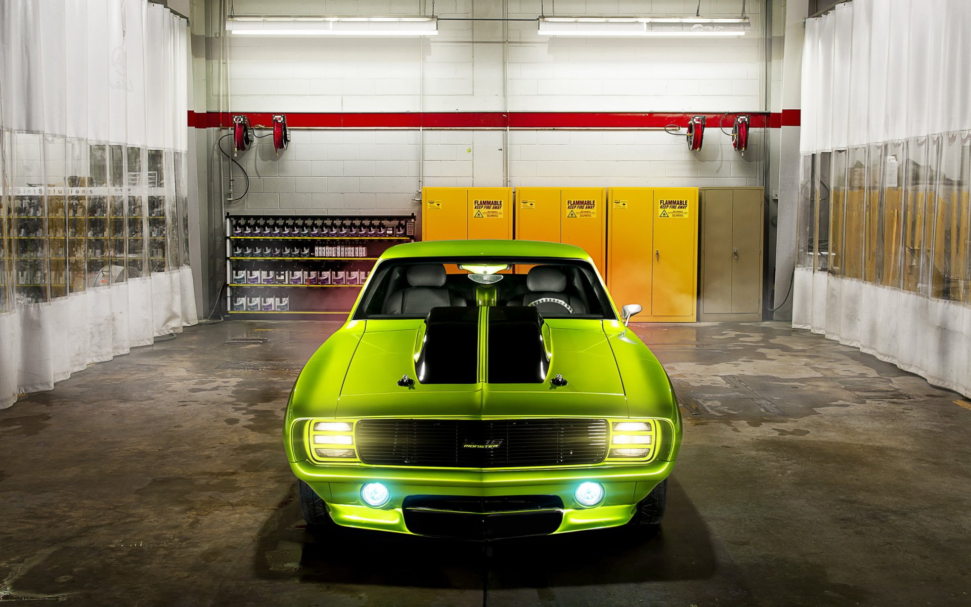 chevrolet camaro muscle car chevrolet camaro garage