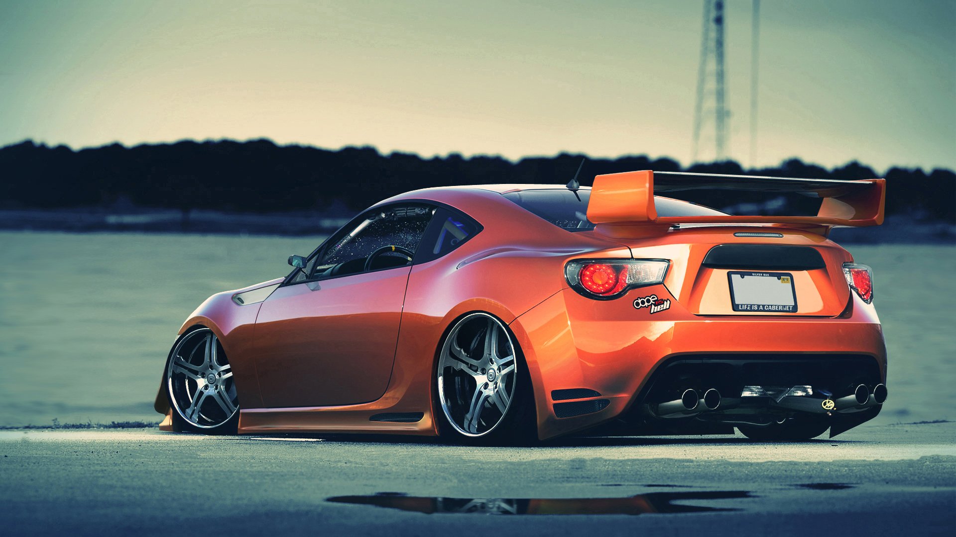 toyota gt86 оранж