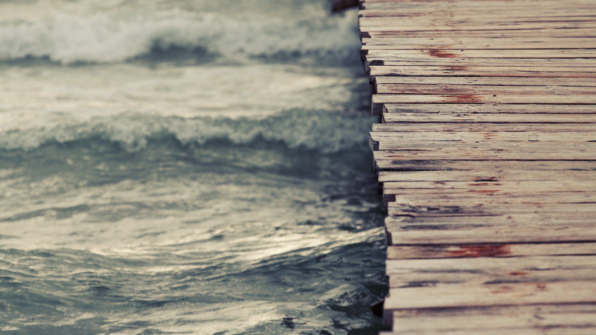 pont eau vent vagues passerelle passerelle tristesse pont