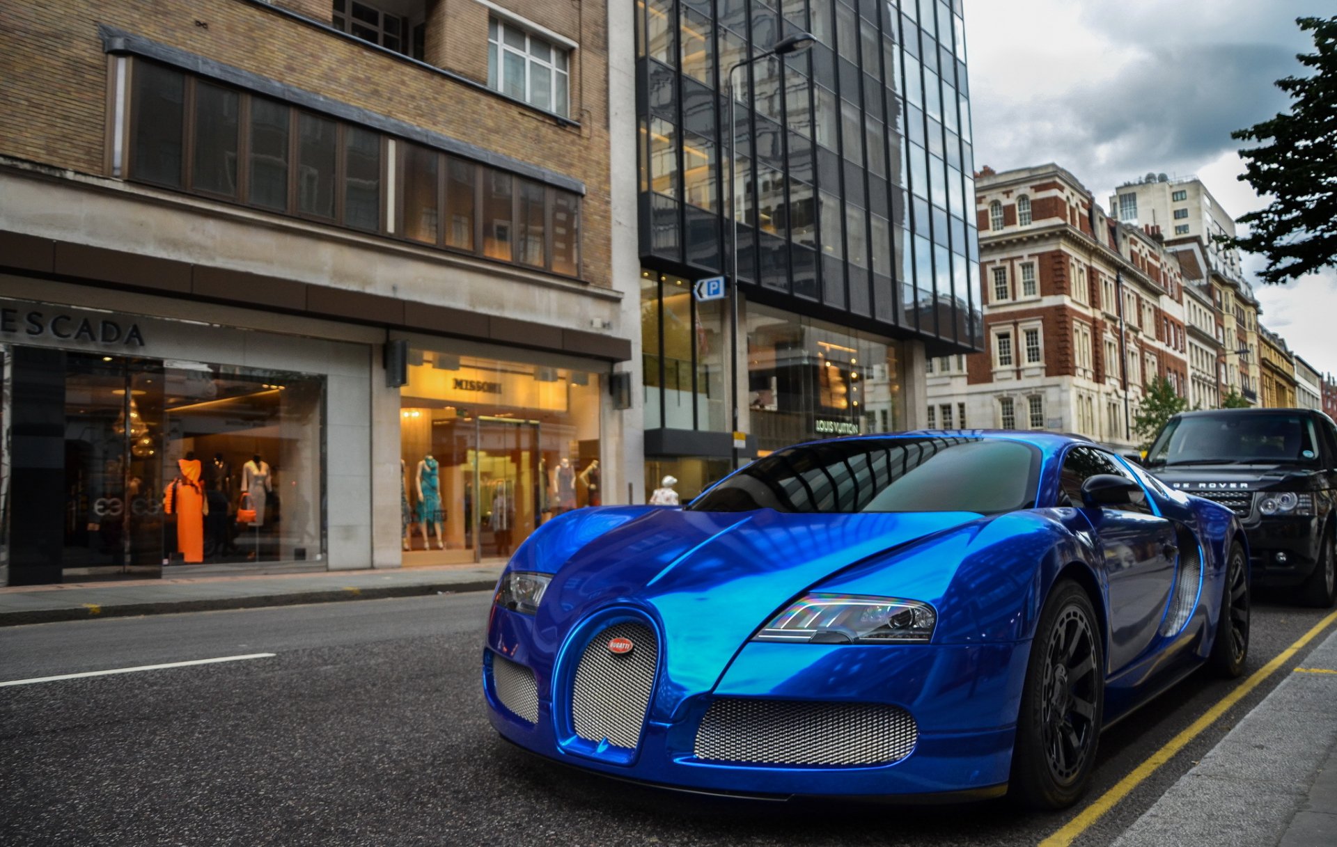 chrom blau bugatti veyron hypercar bugatti veyron