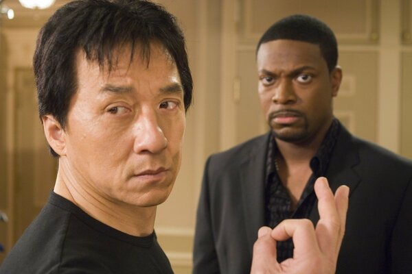 Jackie Chan und Chris Tucker Szene aus dem Film Rush Hour