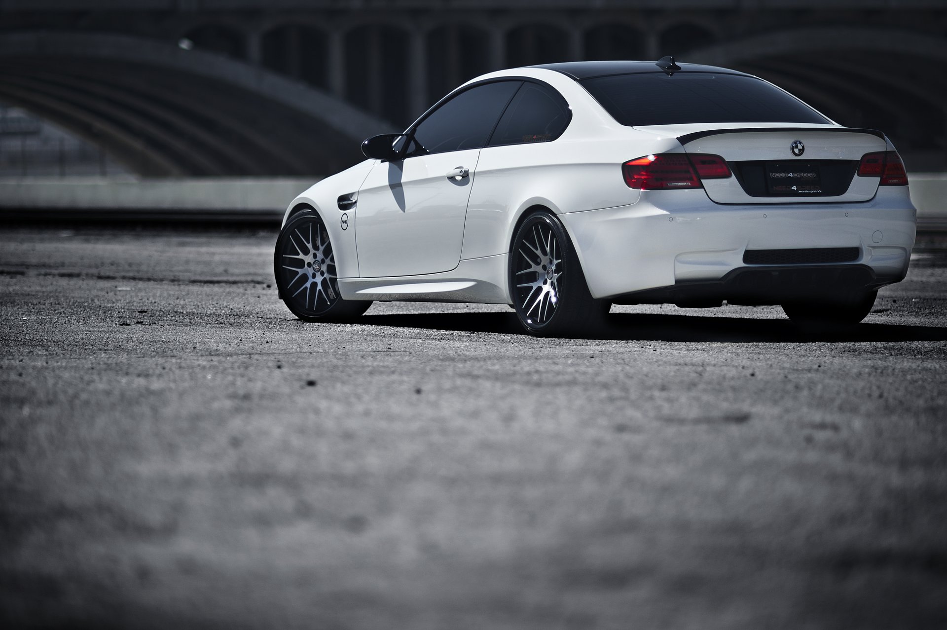 bmw m3 e92 bianco ruota bmw vista posteriore