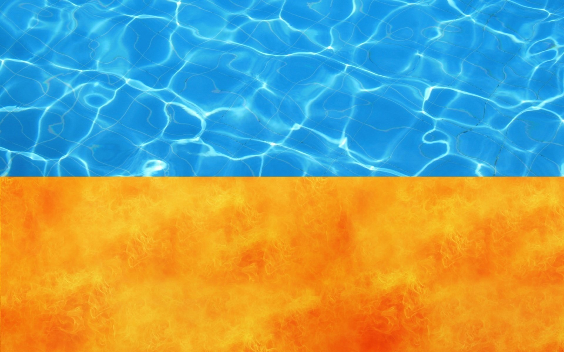 ukraine water flame flag