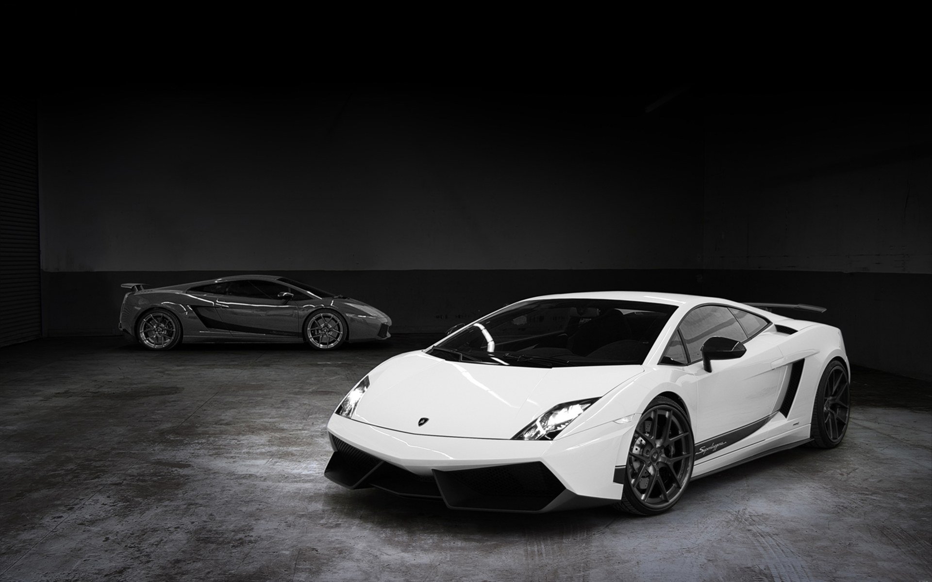 vorsteiner lamborghini gallardo lamborghini gallardo supercar tuning white gray twilight background