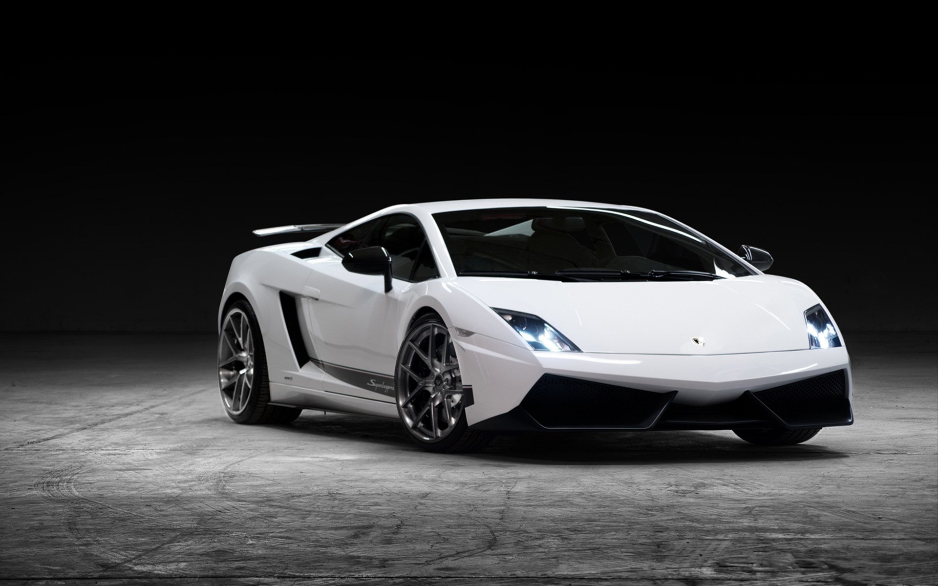 vorsteiner lamborghini gallardo lamborghini gallardo supercar anteriore messa a punto bianco crepuscolo sfondo