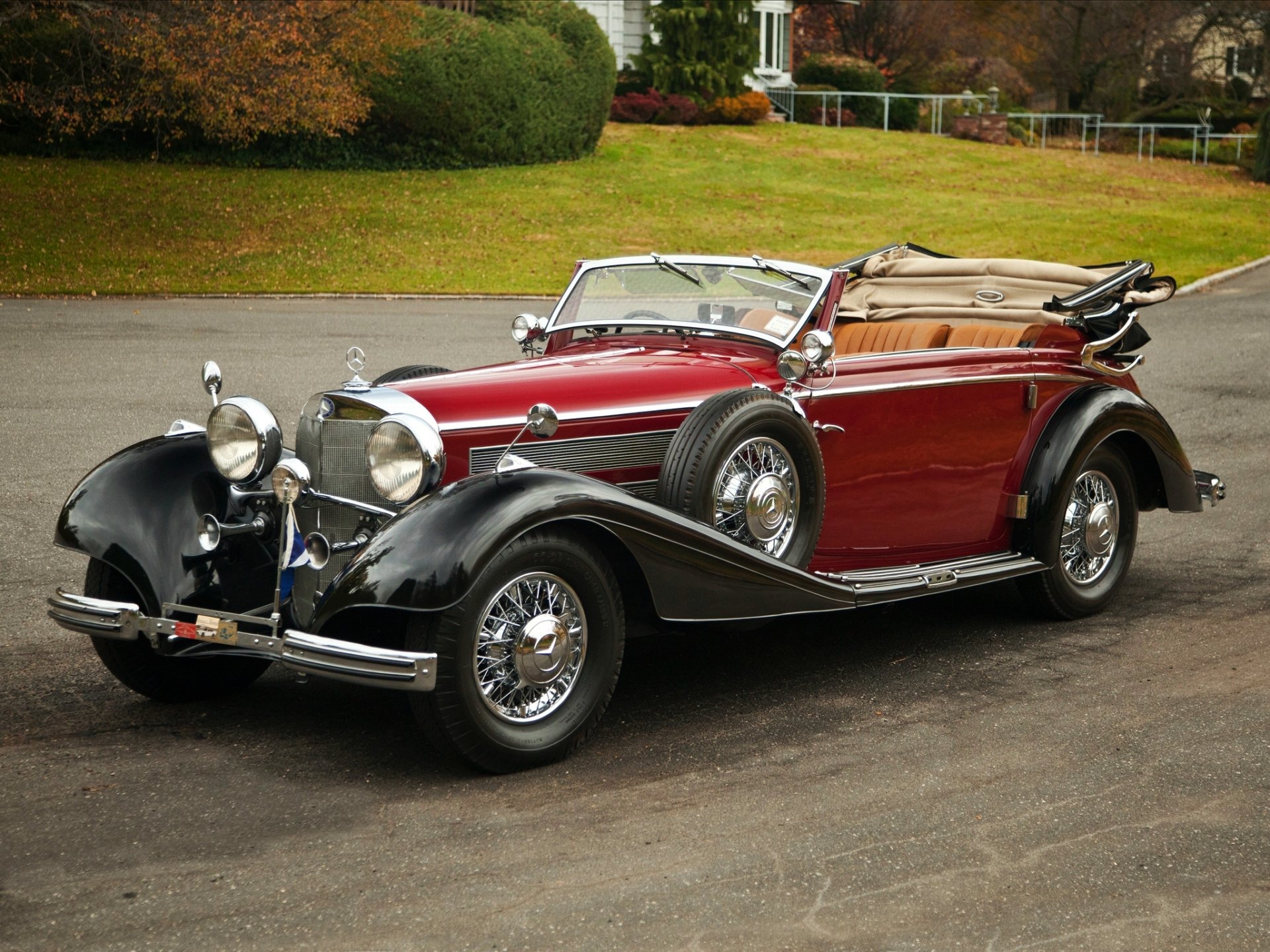 mercedes-benz 540k cabrio sindelfingen 1937 mercedes front retro schönes auto