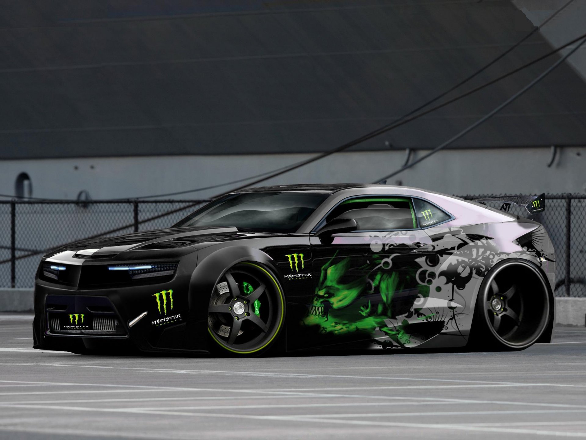 camaro das monster energie