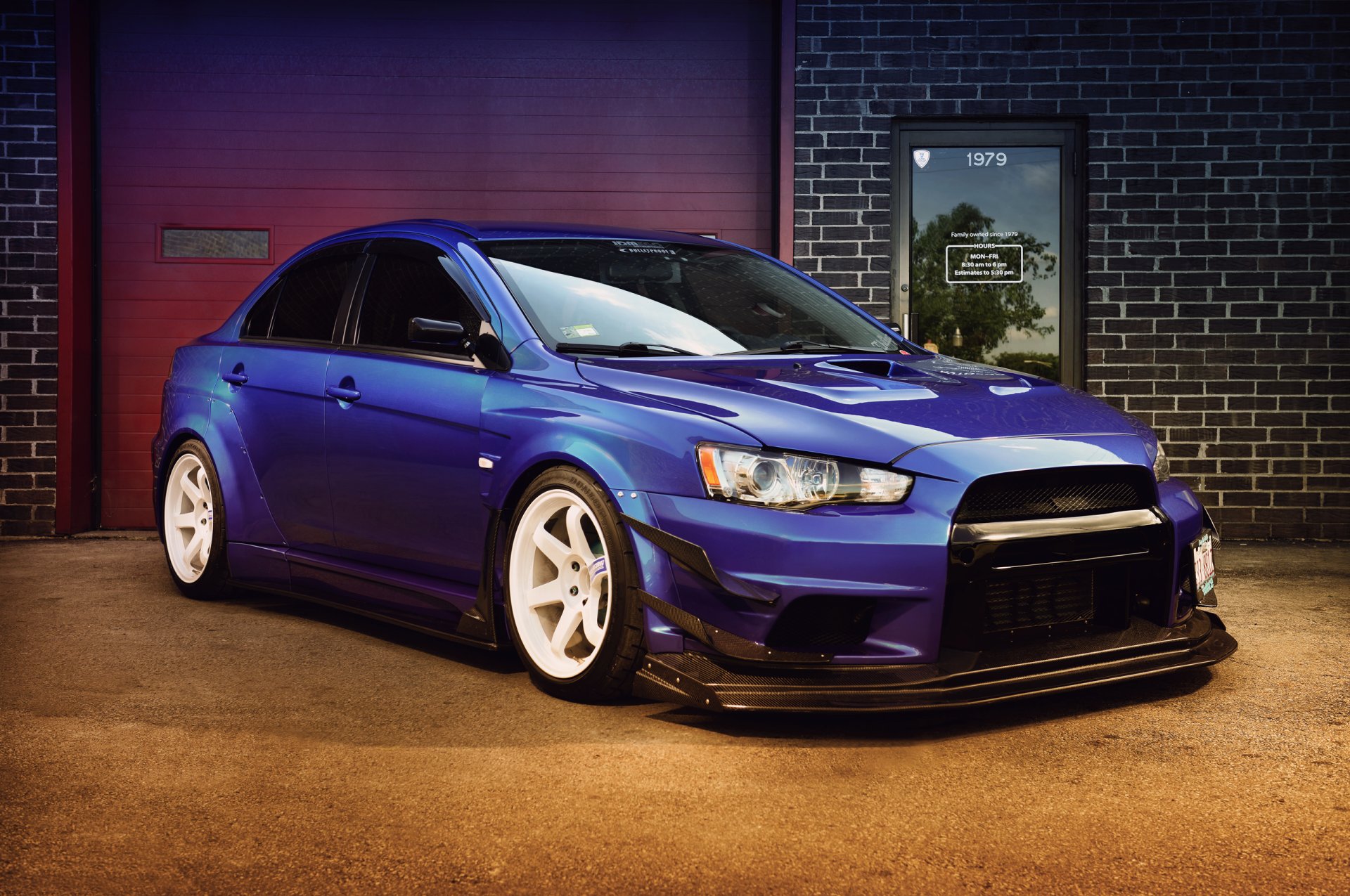 mitsubishi profesión evolución evo 10 evo x garaje