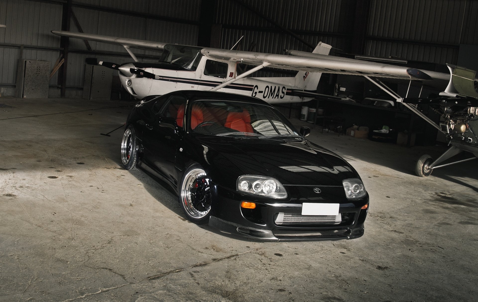 voiture papier peint noir toyota ci-dessus japon dérive jdm style position nation papier peint noir tayota supra tuning