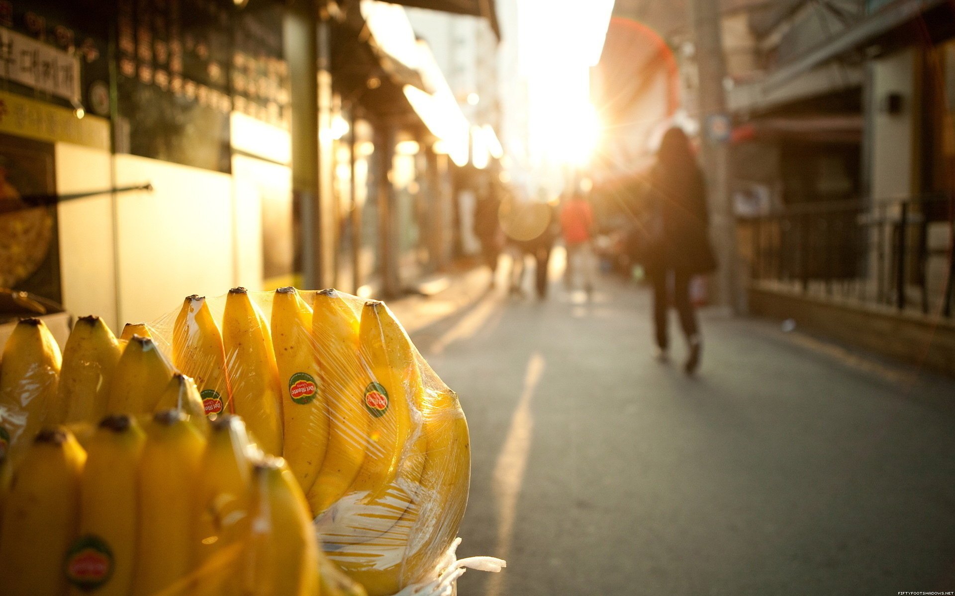 lumière bananes rue